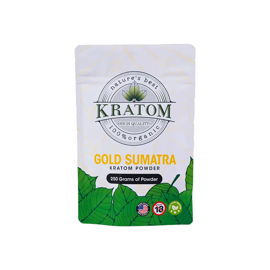 Buy Kratom Online - Shop Kratom Powder - Nature's Best Gold Sumatra Kratom Powder - 500 Grams