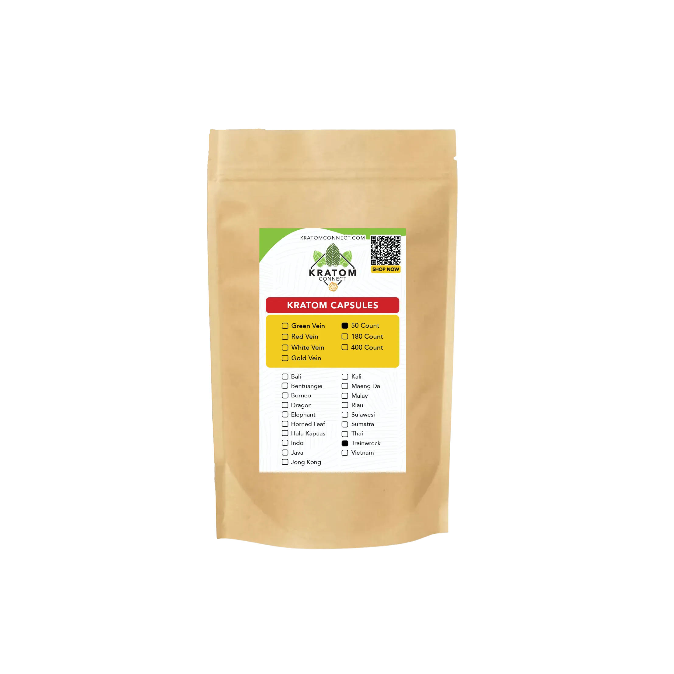 Buy Kratom Online - Shop Kratom Capsules - Trainwreck Kratom Capsules - 180 Count