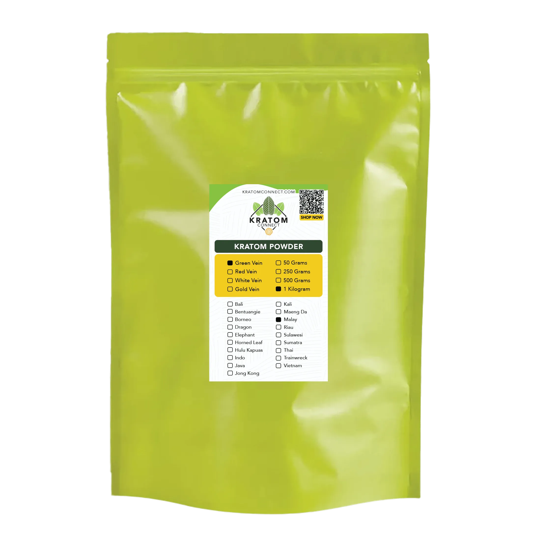Buy Kratom - Shop Kratom Powder - Green Malay Kratom Powder - 1 Kilogram