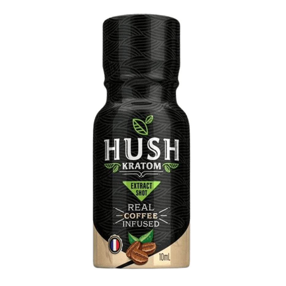 Buy Kratom - Shop Kratom Beverages - Hush Coffee Infused Kratom Liquid Extract Shot