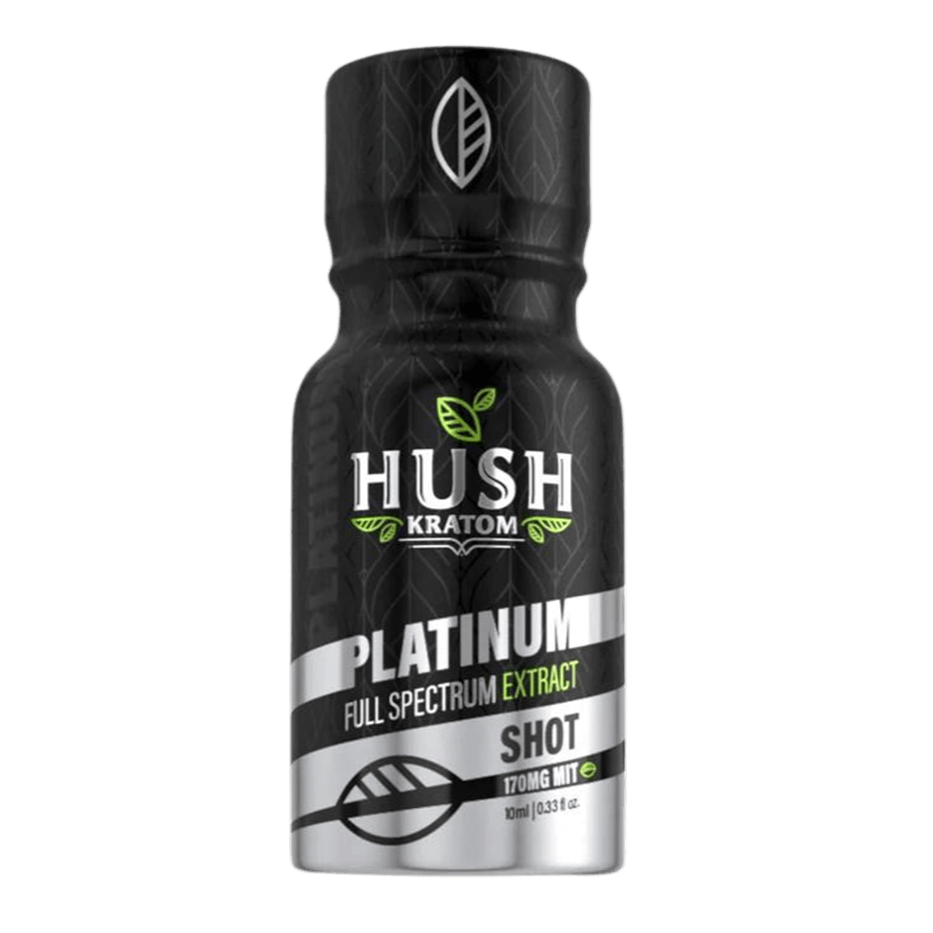 Buy Kratom - Shop Kratom Beverages - Hush Platinum Full Spectrum Kratom Liquid Extract Shot