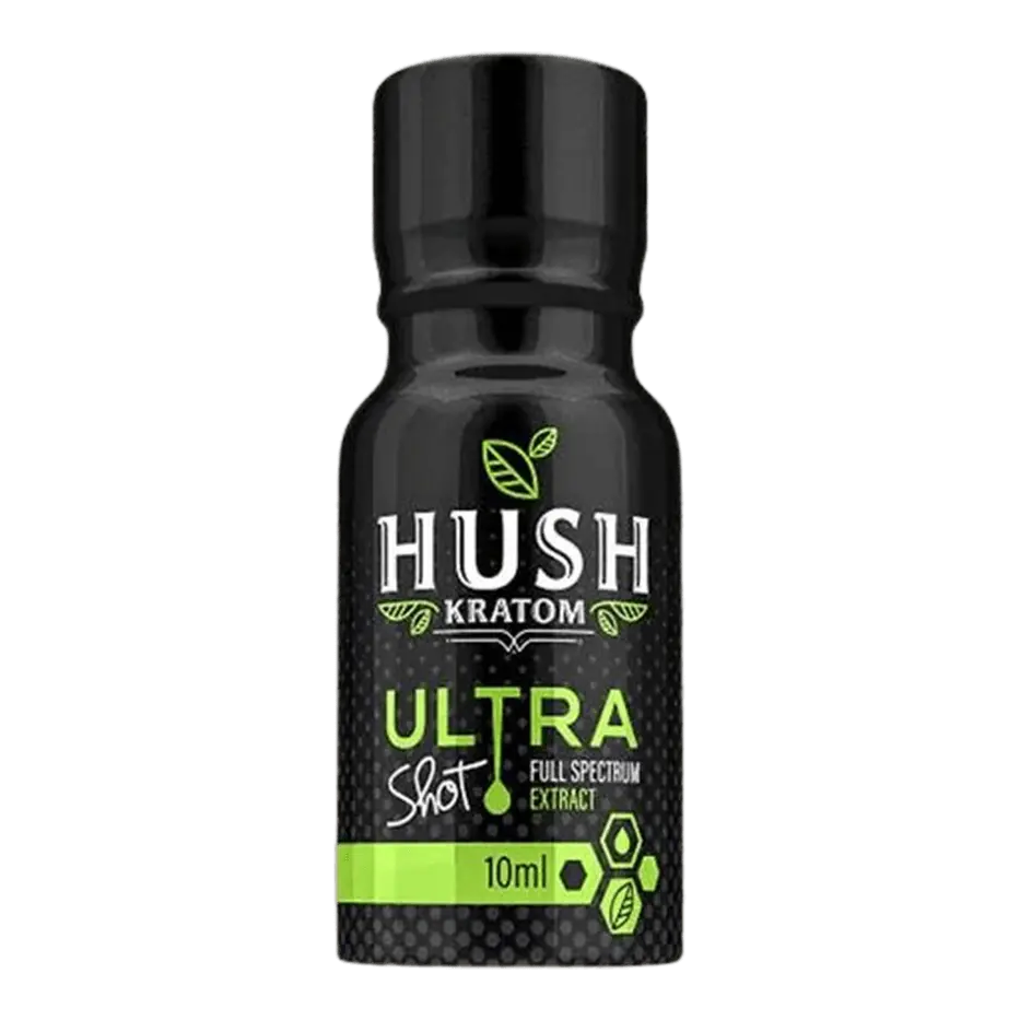 Buy Kratom - Shop Kratom Beverages - Hush Ultra Lime Liquid Kratom Extract Shot