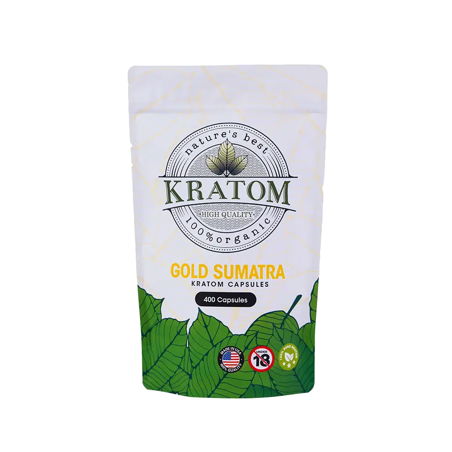 Buy Kratom - Shop Kratom Capsules - Nature's Best Gold Sumatra Kratom Capsules - 2