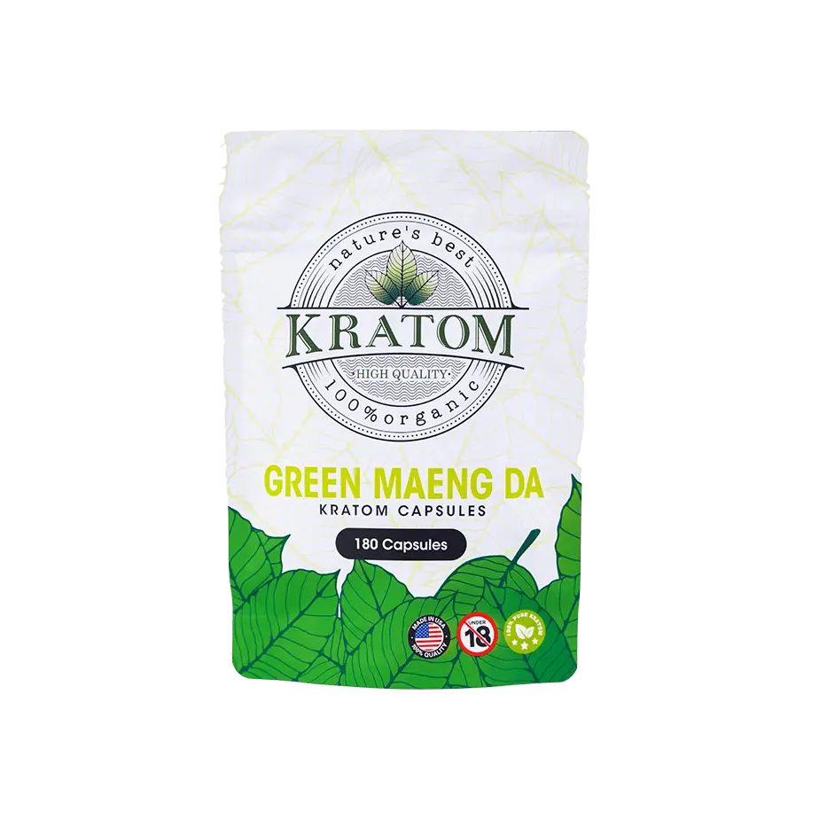 Buy Kratom Online - Shop Kratom Capsules - Nature's Best Green Maeng Da Kratom Capsules - 1