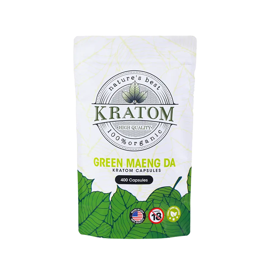 Buy Kratom Online - Shop Kratom Capsules - Nature's Best Green Maeng Da Kratom Capsules - 1