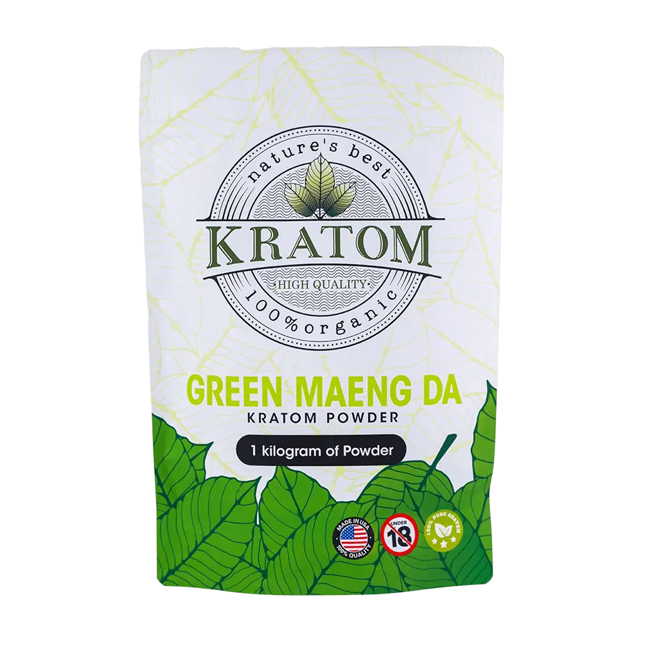 Buy Kratom Online - Shop Kratom Powder - Nature's Best Green Maeng Da Kratom Powder - 1