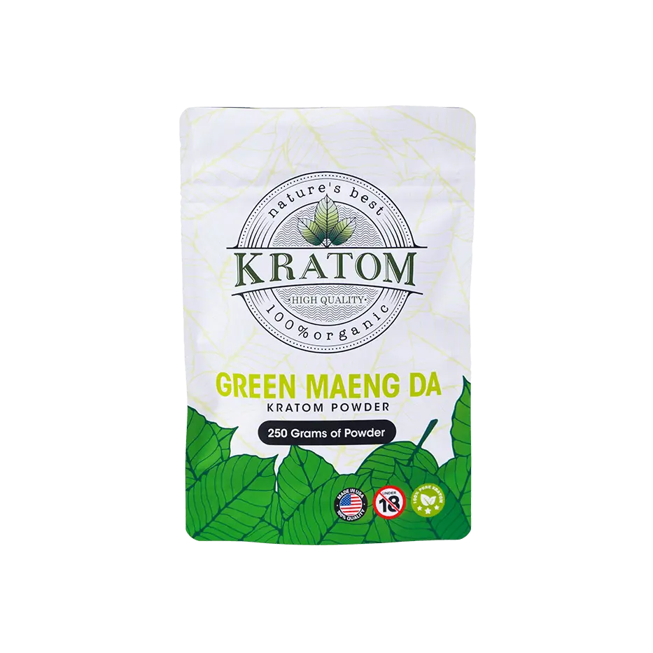 Buy Kratom Online - Shop Kratom Powder - Nature's Best Green Maeng Da Kratom Powder - 500 Grams