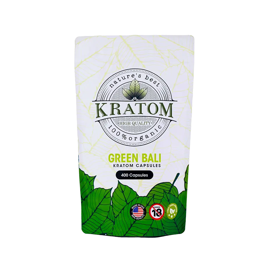 Buy Kratom Online - Shop Kratom Capsules - Nature's Best Green Bali Kratom Capsules - 1