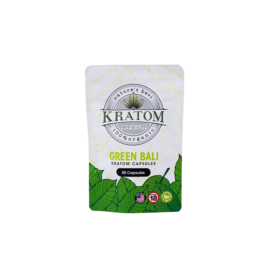 Buy Kratom Online - Shop Kratom Capsules - Nature's Best Green Bali Kratom Capsules - 400 Count