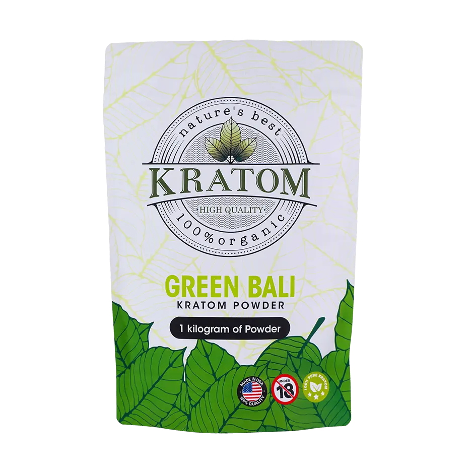 Buy Kratom Online - Shop Kratom Powder - Nature's Best Green Bali Kratom Powder - 1