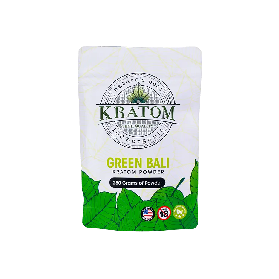 Buy Kratom Online - Shop Kratom Powder - Nature's Best Green Bali Kratom Powder - 500 Grams