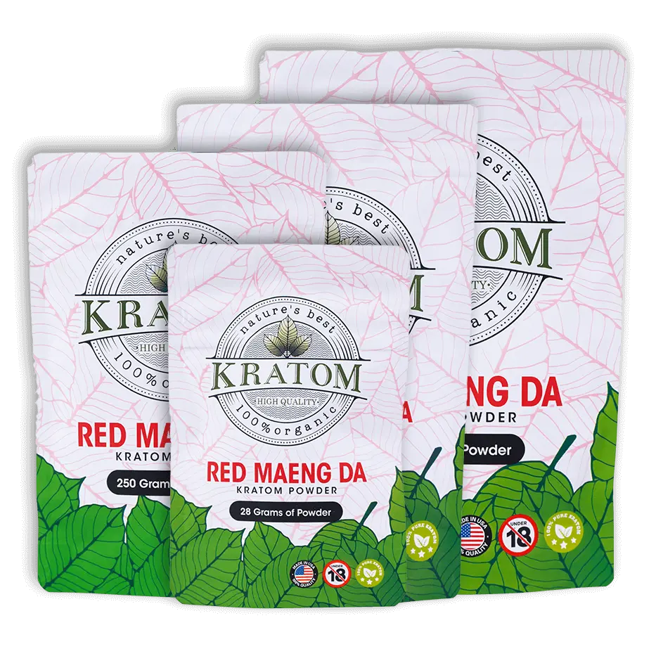 Buy Kratom Online - Shop Kratom Powder - Nature's Best Red Maeng Da Kratom Powder - 28 Grams