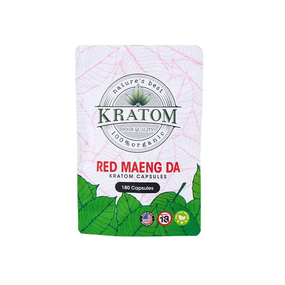Buy Kratom Online - Shop Kratom Capsules - Nature's Best Red Maeng Da Kratom Capsules - 1