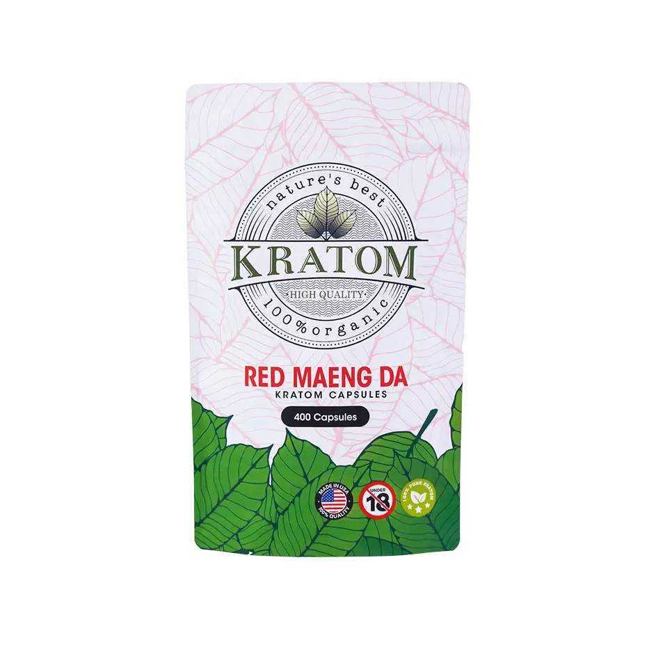 Buy Kratom Online - Shop Kratom Capsules - Nature's Best Red Maeng Da Kratom Capsules - 1