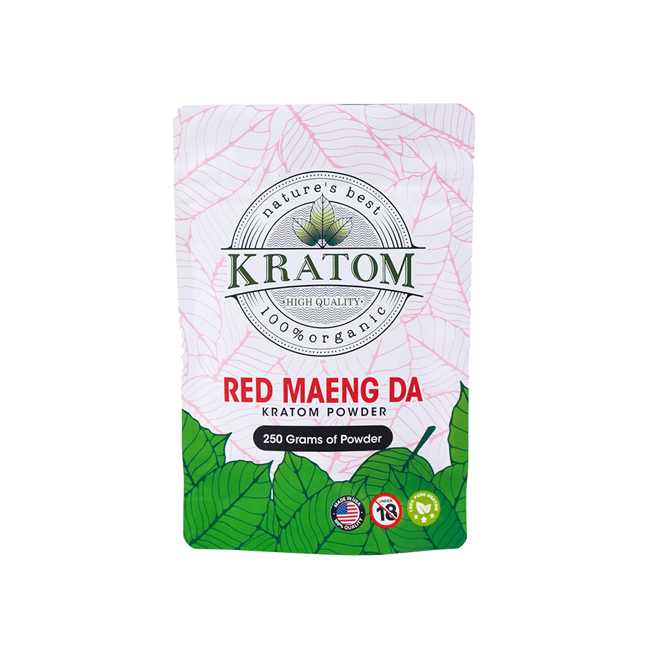 Buy Kratom Online - Shop Kratom Powder - Nature's Best Red Maeng Da Kratom Powder - 500 Grams