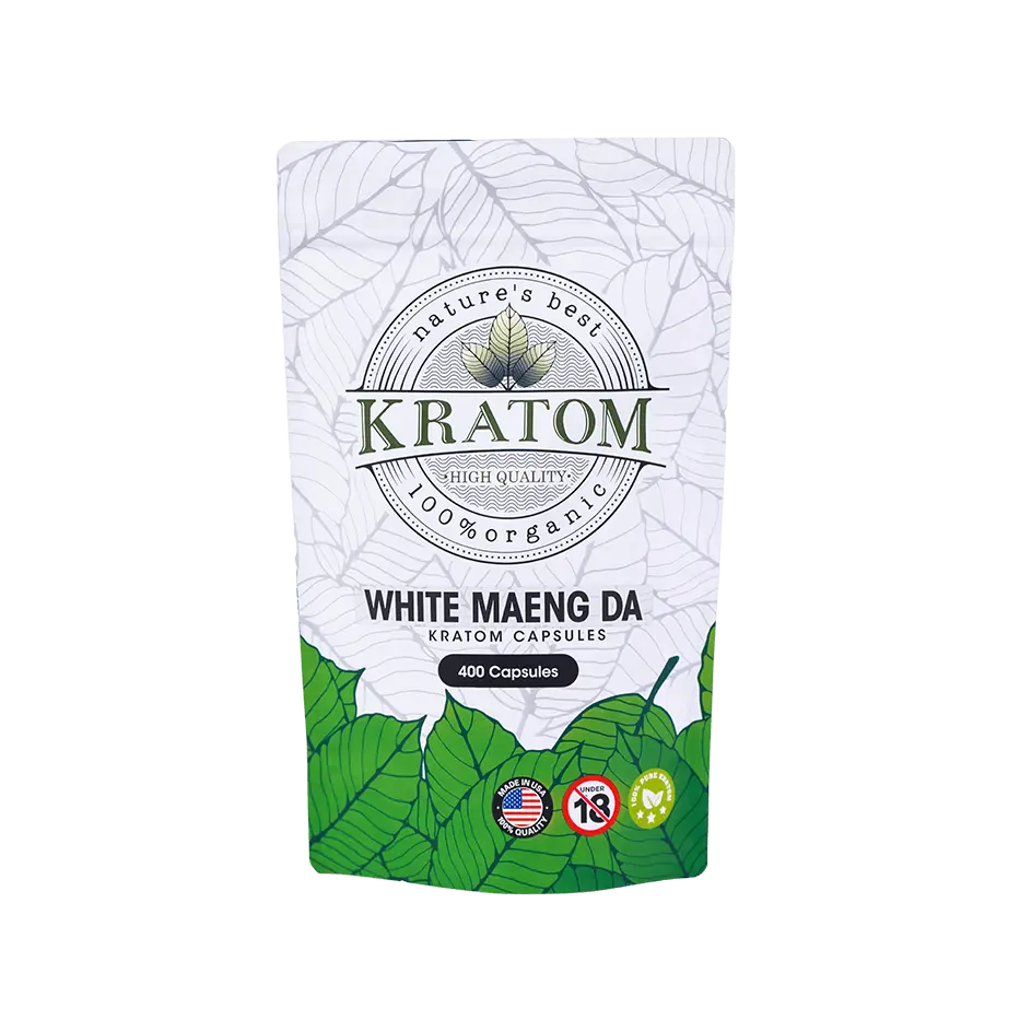 Buy Kratom Online - Shop Kratom Capsules - Nature's Best White Maeng Da Kratom Capsules - 2
