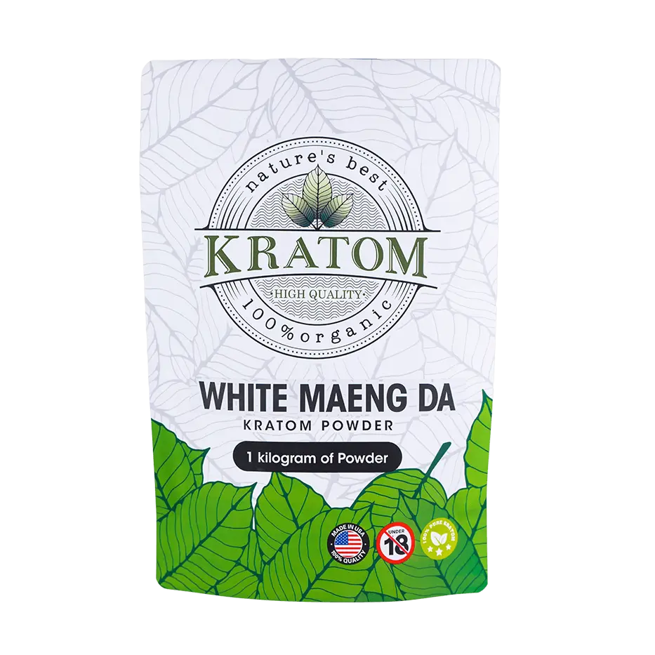Buy Kratom Online - Shop Kratom Powder - Nature's Best White Maeng Da Kratom Powder - 1