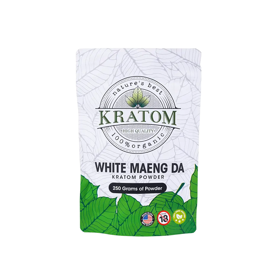 Buy Kratom Online - Shop Kratom Powder - Nature's Best White Maeng Da Kratom Powder - 500 Grams