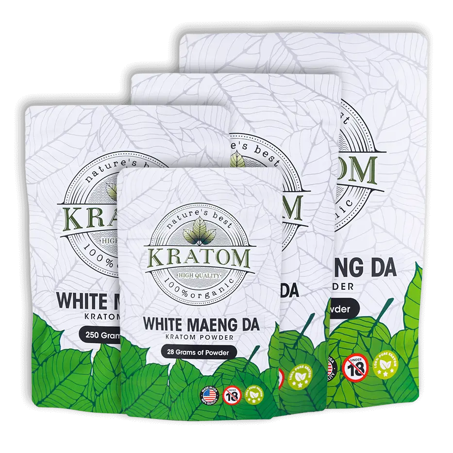 Buy Kratom Online - Shop Kratom Powder - Nature's Best White Maeng Da Kratom Powder - 28 Grams