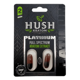 Buy Kratom - Shop Kratom Capsules - Hush Platinum Kratom Extract Capsules - 2 Count