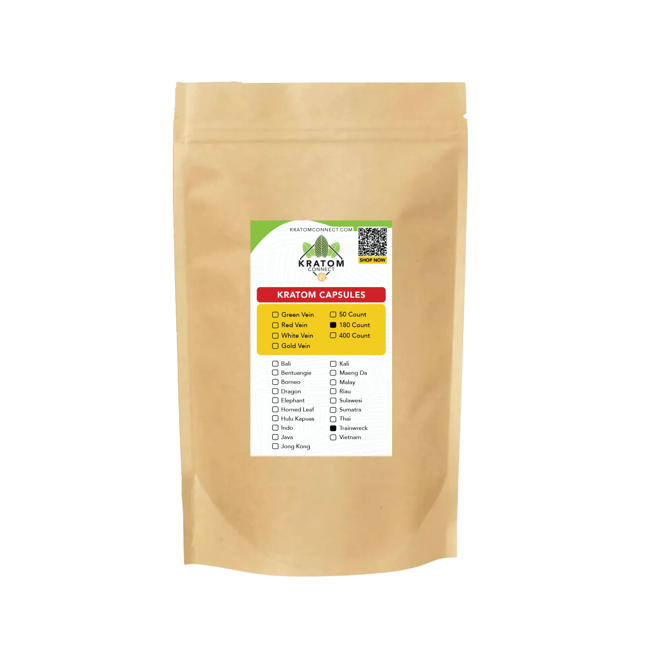 Buy Kratom Online - Shop Kratom Capsules - Trainwreck Kratom Capsules - 400 Count