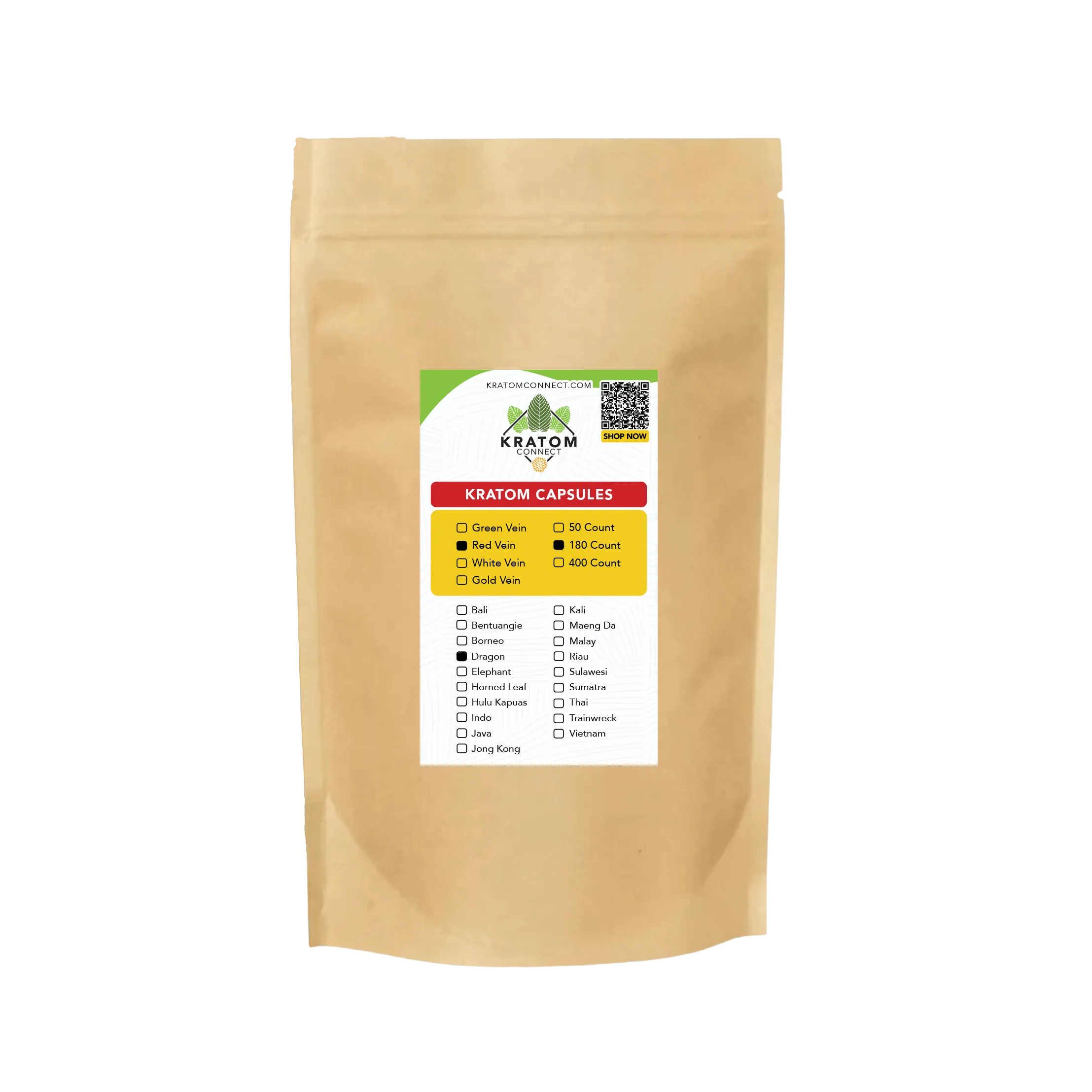 Buy Kratom Online - Shop Kratom Capsules - Red Dragon Kratom Capsules - 400 Count