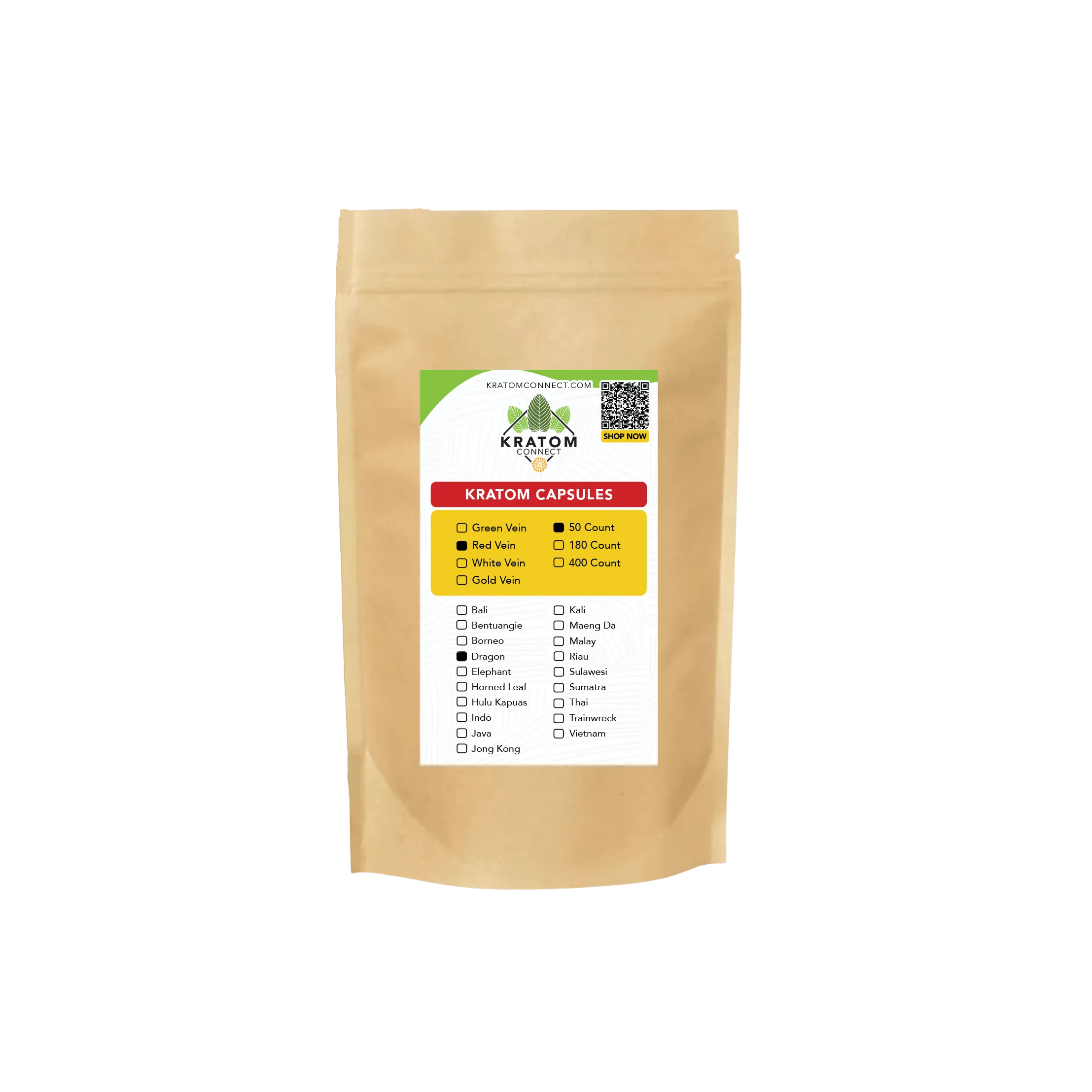 Buy Kratom Online - Shop Kratom Capsules - Red Dragon Kratom Capsules - 180 Count
