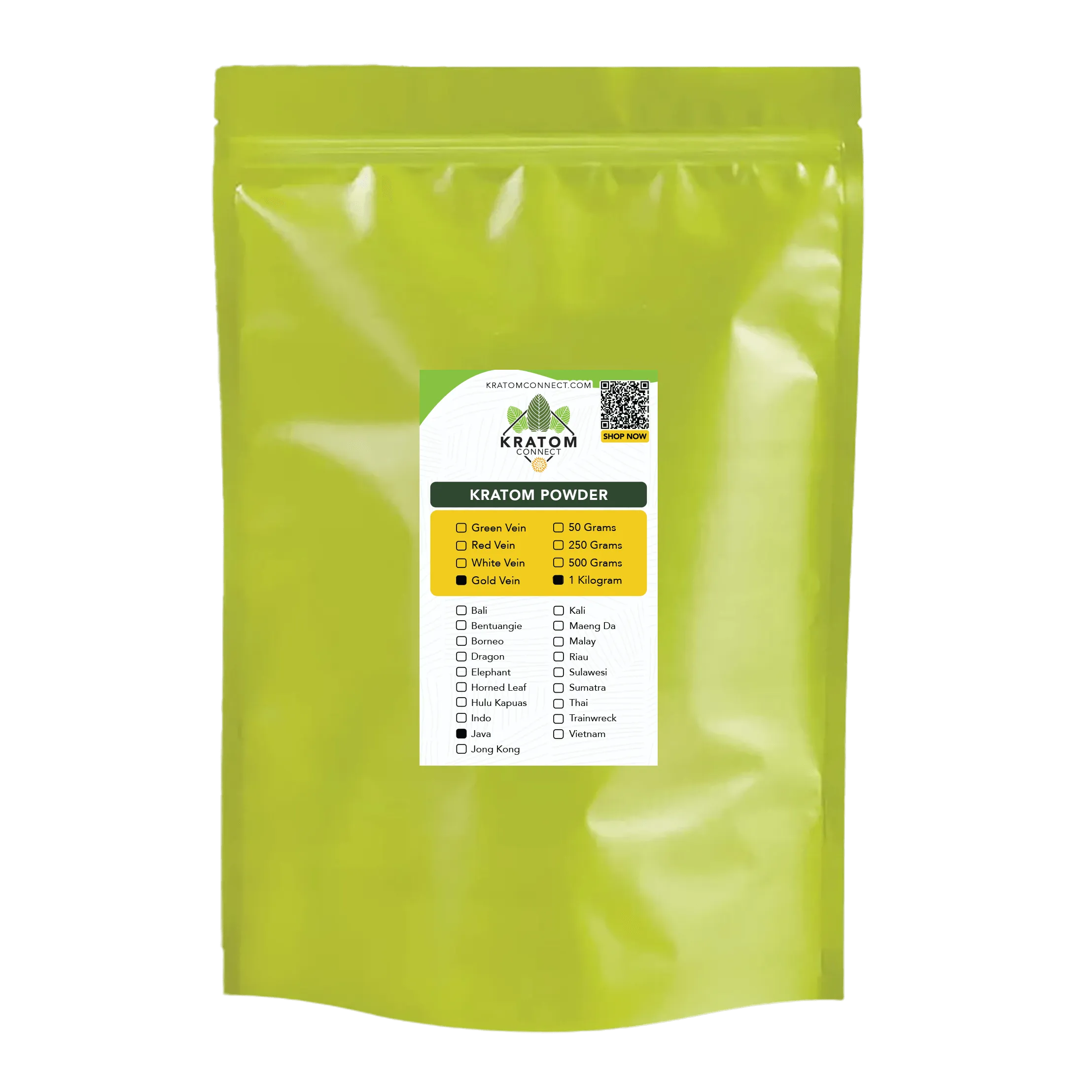Buy Kratom - Shop Kratom Powder - Gold Java Kratom Powder - 1 Kilogram