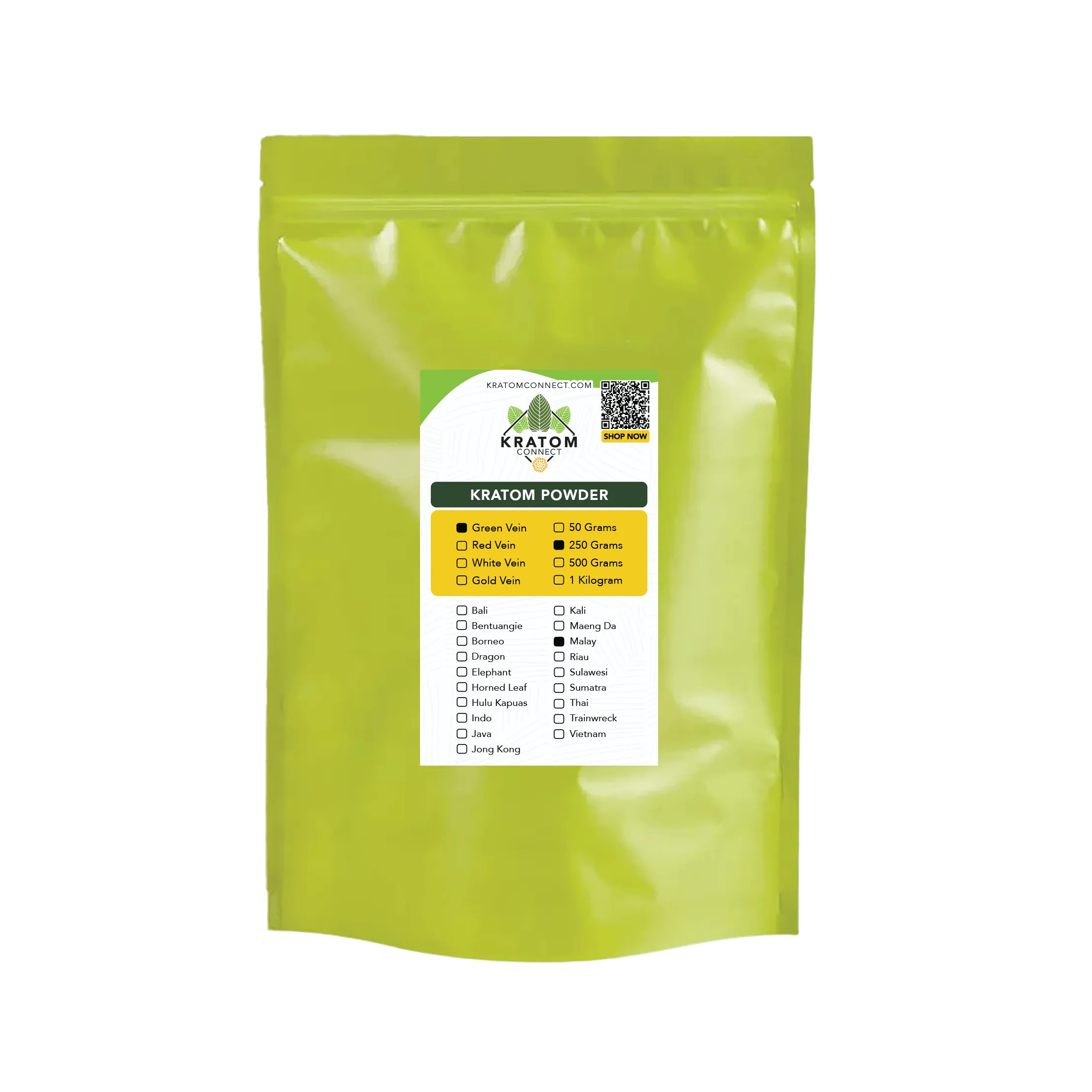 Buy Kratom - Shop Kratom Powder - Green Malay Kratom Powder - 500 Grams