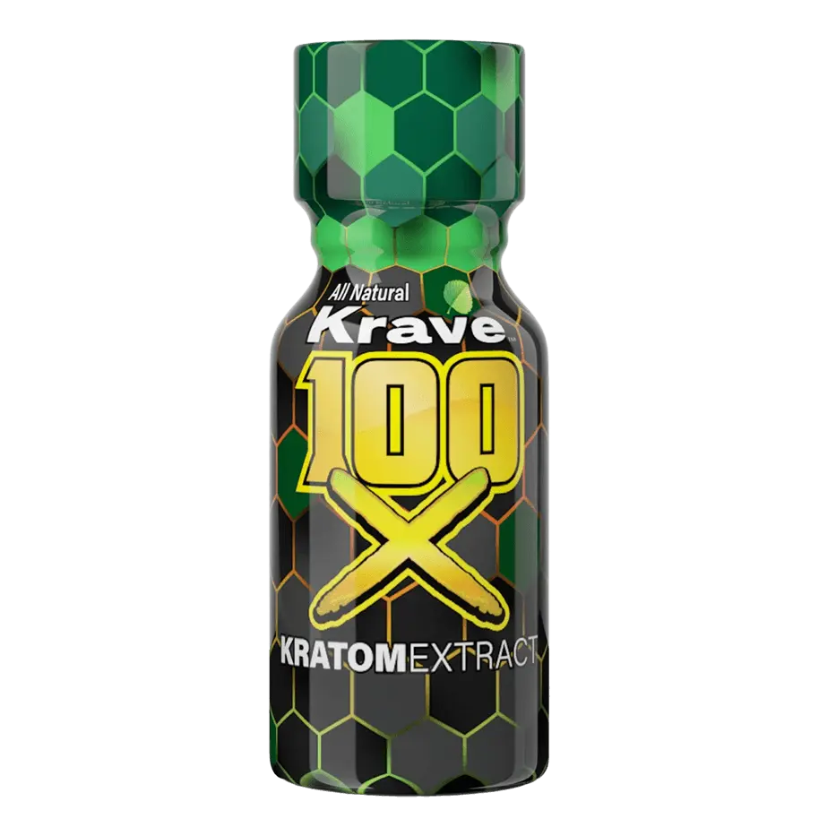 Buy Kratom - Shop Kratom Beverages - Krave 100X Kratom Liquid Extract Shot 