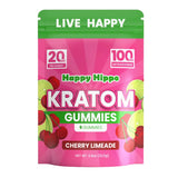 Happy Hippo Cherry Limeade Kratom Gummies