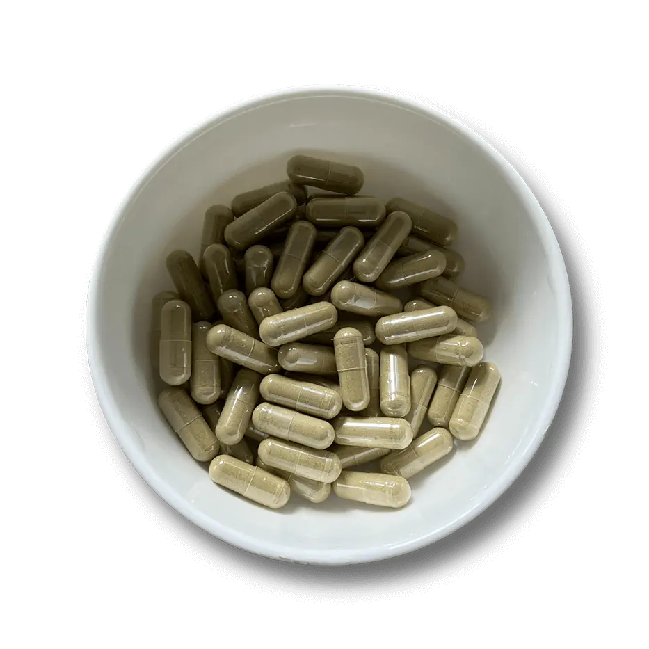 White Hulu Kapuas Kratom Capsules