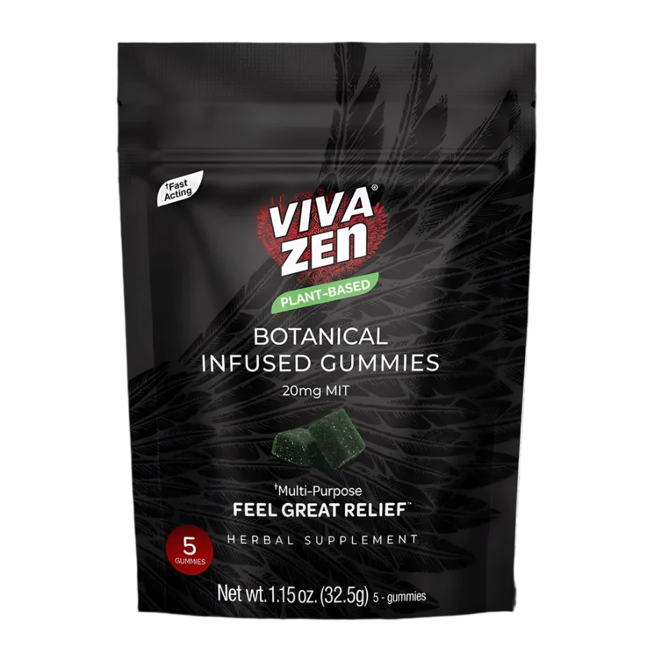 Vivazen kratom gummies 5 count bag