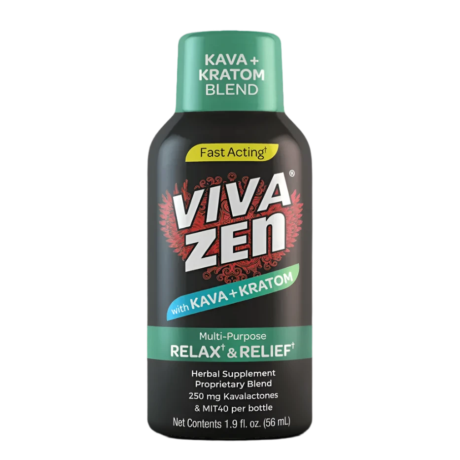 Vivazen kratom shot with kava